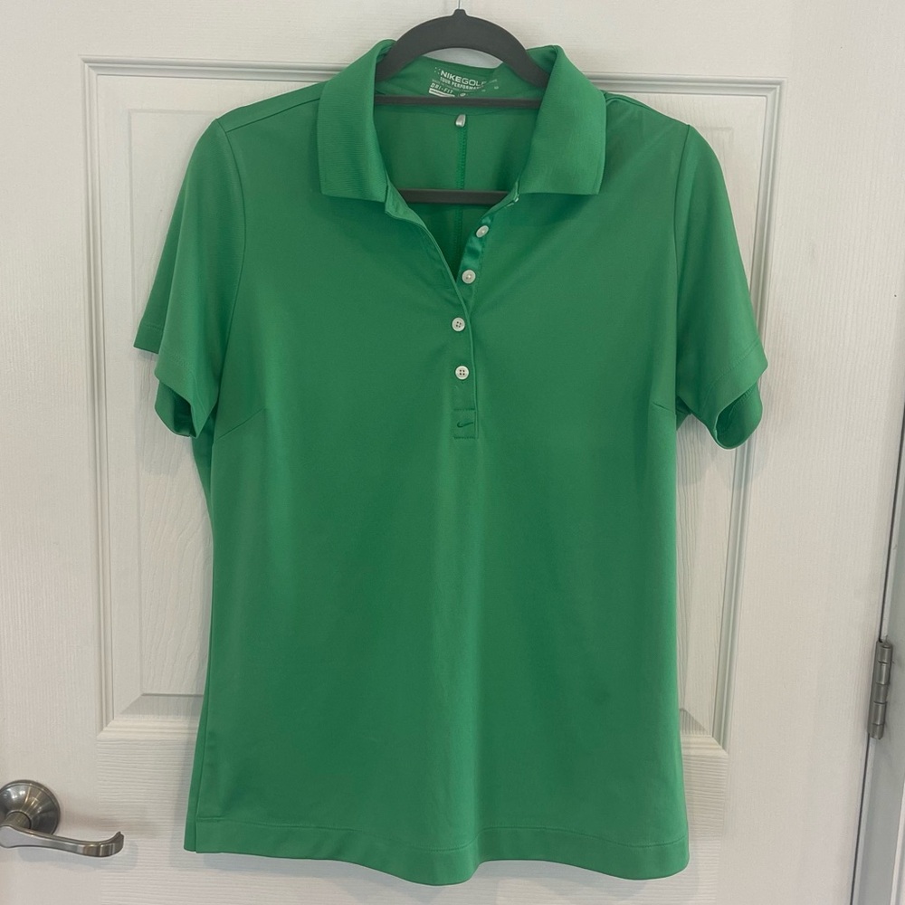 Nike Dri-FIT technology Golf Polo, with a feminine fit.